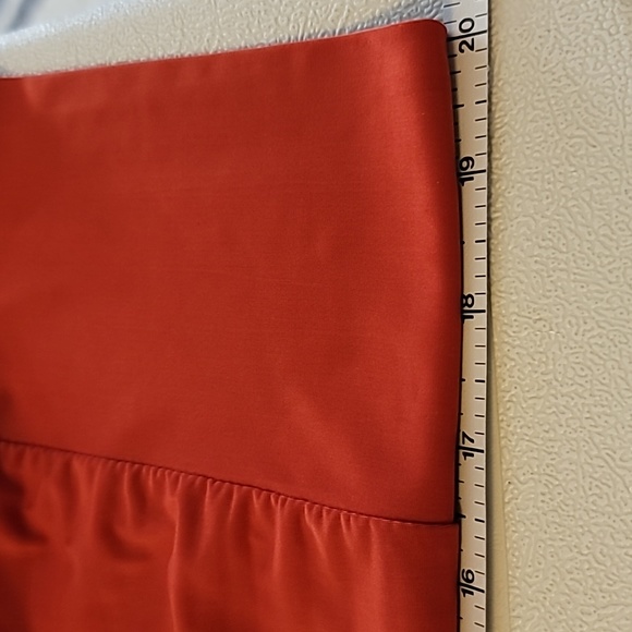 Halter top w ties orange banded hem embellished neckline vintage bohemian - Picture 9 of 12